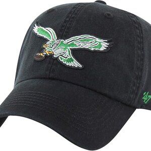 '47 Franchise Black Philadelphia Eagles Classic Legacy Fitted Hat LARGE NWT